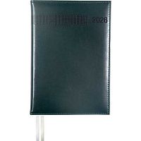 Ежедневник 2026г. А5 168л. deVENTE кож.зам. "Matrix" 2232656 зелёный,бел.бум.,поролон