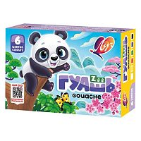 Гуашь  6цв. 15мл. ЛУЧ "ZOO" 19С 1251-08 к/к