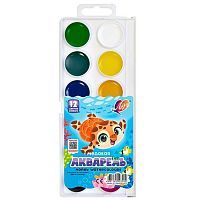 Краски 12цв. ЛУЧ "Zoo" 19С 1249-08 аквар.,б/к,пл./уп.