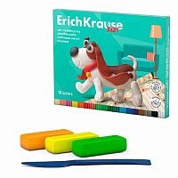 Пластилин мягкий 18цв.,234гр. EK "Baby" 61329 восковой,со стеком