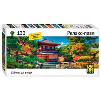 Пазлы  133 Степ Пазл Релакс "Серебряный павильон" 67006