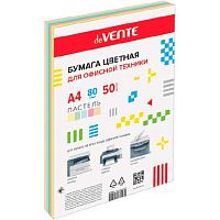 Бумага А4 д/офисной техники deVENTE  50л. 5цв. пастель 2072250, 80г/м2