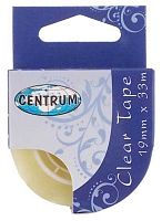Скотч 19мм*33м CENTRUM 80153 прозр.,индив.уп.