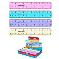 Линейка 15см EK "Pastel" 49541 4цв.асс.