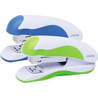 Степлер №24/6, 26/6 20л. deVENTE Color 4142800 пластик с каучук.вставкой