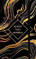 Записная книжка А6  80-50л. ХАТ спираль "Black marble" 32859 тв.обл.,с клапаном,на резинке