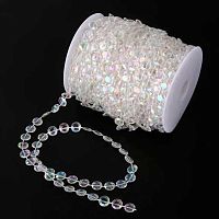 Бусы на ёлку 2,7м ЛЬДИНКА 253174 перламутр,пластик