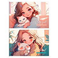 Альбом для рис.20л. BG "Cute pet" 08597 на скобе,асс.