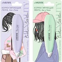 Коррект. лента deVENTE 5мм* 6м "Mentality" 4062336 сирен.,мятн. фрон.аппл.,к/блист.