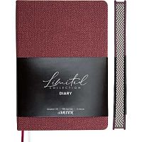 Ежедневник н/д А5 136л. deVENTE кож.зам. "Tweed" 2234657 бордо,цв.срез,