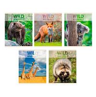 Тетрадь 96л. (клетка) ЭКСМО "Wild animals" ТЛ968377 обл.мел.карт.,выб.лак,асс.