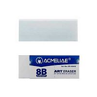 Ластик худ. ACMELIAE 8В ER-1080W белый,ПВХ,супермягкий,прямоуг.,карт.держ.
