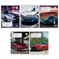 Тетрадь 12л. (линейка) КанцБиз "Авто" ЕАС-11651/5 асс.