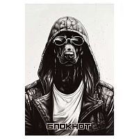 Блокнот А5  40л. ФЕНИКС "Доберман" 69257 мягк.обл.,блок бел.офс.60г/м2