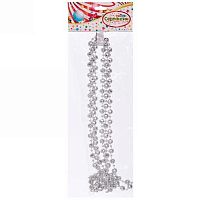 Игрушка ел. "Бусы" 2м Капельки серебро 556-318