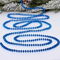 Игрушка ел. "Бусы" 2м Жемчуг 556-201 сапфир d-0,68см