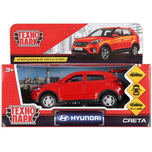 Игрушка инерц. Технопарк "Машина Hyundai Creta" металл.,12см CRETA-RD