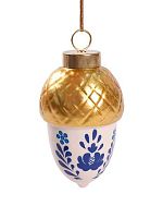 Подвесное украшение НГ ФЕНИКС "Шишка" 94939 фарфор,5*8*9,2см