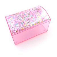 Шкатулка пластиковая с зеркалом "KiKi HAUS" 616-712 14.5*9.5*9см,розовый