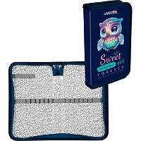 Пенал 1отд. 205*120 deVENTE "Happy Owl" 7011405 на молн.,карт.,фольг.,конгрев.тисн.