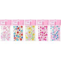 Стразы декор. самокл. deVENTE "Кружки" 9,5*15см 8002801 акриловые