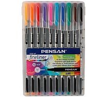 Набор линеров 10цв. PENSAN "Fine Liner" 6500/PW10