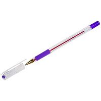 Ручка масл. шар. MunHwa MC GOLD фиолетовая 0,5мм BMC-09 с держателем (со штрихкодом)