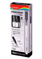 Ручка капиляр. KEYROAD "Fineliner" KR972458 чёрная,0,4мм