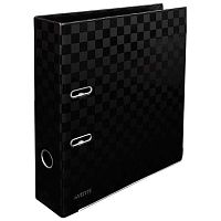 Регистратор 75мм deVENTE А4 "Total black" 3091308 карт.,разбор.,выб.лак,мат.лам.,чёрн.,метал.окант.