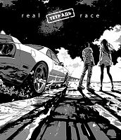 Тетрадь 40л. (клетка) АППЛИКА "Гонки" С6046-29 мел.карт.