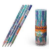 Карандаш ч/гр. EK "Tropical" 60732 HB,круглый,асс.