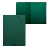 Папка на резинке А4 EK "Matt Classic" 53323 зелёная,400мкм