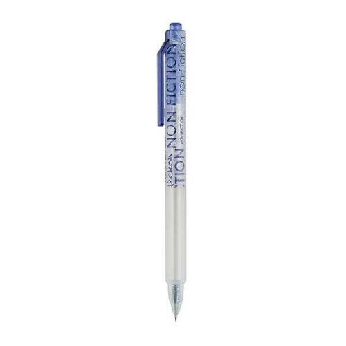 Ручка гелевая авт. BV UniClick "Non-Fiction" 20-0376/02 синяя,0,38мм