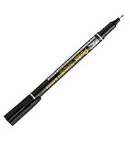 Маркер перм. Pentel Fine Point NF450-A чёрный,пулев.,1,6мм