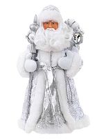 Фигурка НГ ФЕНИКС "Дед Мороз в серебристой шубке" 90704 ПВХ,полиэстер,15,5*8,5*31,5см