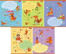 Тетрадь 18л. (клетка) ХАТ "Fox Rules" 18Т5В1 скругл.углы,5в.