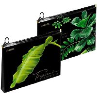 Папка на молнии А5 deVENTE "Tropicana" 3072233 тисн.фольг.,с рис.,с расш.,180мкм,асс.