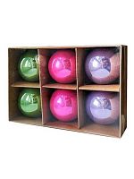 Игрушка ел. ФЕНИКС "Шары" 95663 (6шт) стекл.,6*6*6см