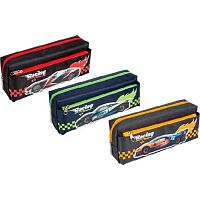 Пенал-косметичка deVENTE 210*90*60 "Super Car" 7029434 (60предм.) прямоуг.,текстил.,аппл.,асс.