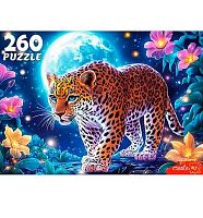 Пазлы  260 Рыжий кот "Лунный леопард" Ф260-7613