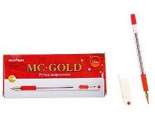 Ручка масл. шар. MunHwa MC GOLD красная BMC-03 0.5мм с держателем (со штрихкодом)