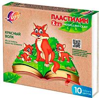 Пластилин 10цв.,150гр. ЛУЧ "Zoo" 29С 1721-08