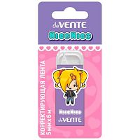 Коррект. лента deVENTE 5мм* 6м "NicoNico:-)" 4062330 сирен.непрозр.корп.,фрон.апплик.,карт.блист.