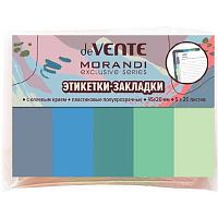 Набор самокл. этикеток-закладок deVENTE 45*20мм,5цв.*20л. "Marandi" 2011206 п/прозр.пласт.