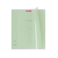 Тетрадь 18л. (клетка) EK пластик.обл. "Классика CoverPrо зелёная" 62181