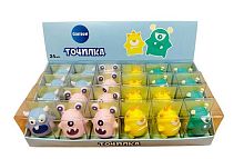 Точилка 1отв. CENTRUM "Монстрик" 73039 4,5*4см,пластик