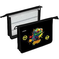 Папка д/тетрадей А4 deVENTE "Cool Lizard" 8057564 с расш.8см,пластик,конрг.тисн.,фольга