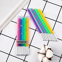 Набор свечей д/торта deVENTE "Rainbow" 9060320 (10свечей) 15*0,42см,с держ.,карт./блист.