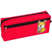 Пенал-косметичка deVENTE 200*85*45 "Corgi" 7020561 (50предм.) красн.,прямоуг.,полиэстер