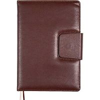 Ежедневник н/д А5 136л. deVENTE кож.зам. "Norwich" 2234620 коричн.,крем.бум.,магн.створка,подар./к